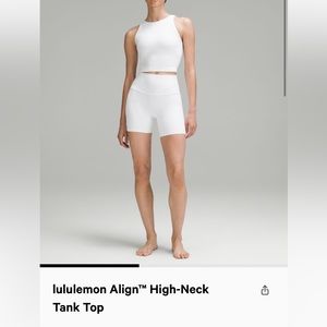 lululemon high neck align tank cropped!!